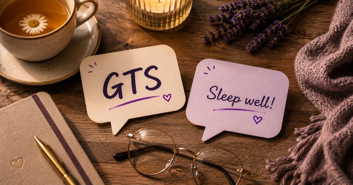 GTS response and goodnight message