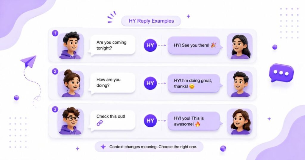 HY Reply Examples