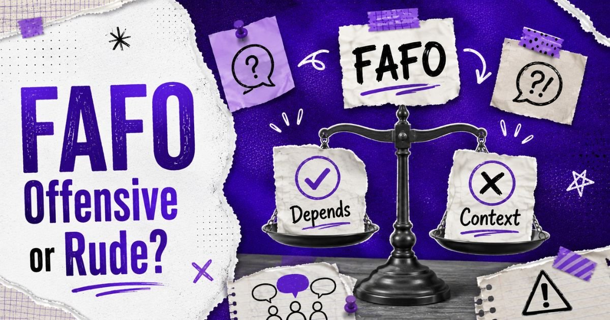 Is FAFO offensive