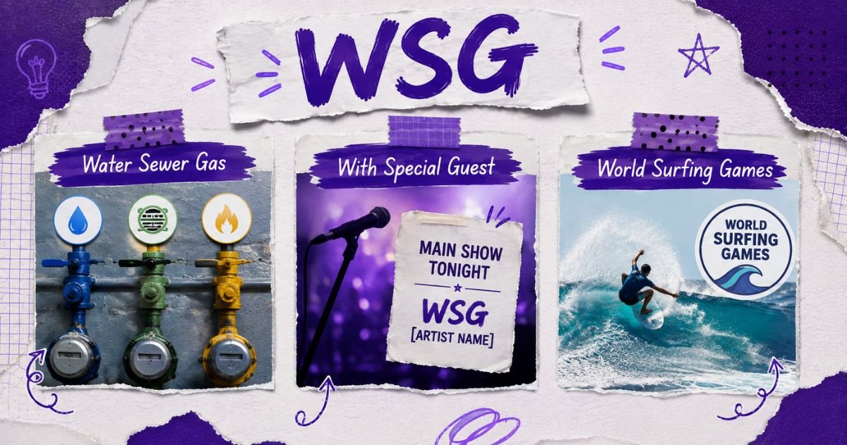 Other meanings of WSG