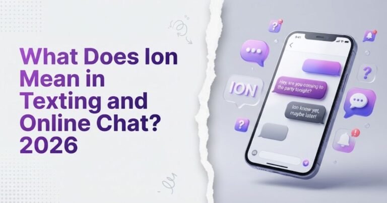 what does ion mean in text