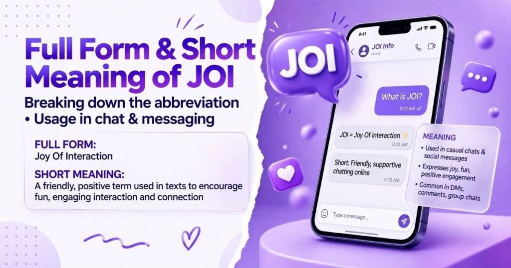 whats a joi